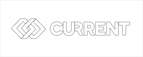 Do not outline or create a keyline around the Current RMS logo